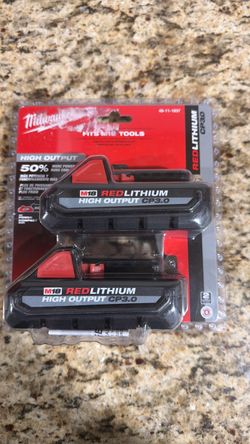 🔥 BRAND NEW Milwaukee M18 REDLITHIUM HIGH OUTPUT CP3.0 Batteries – 2-Pack! 🔥