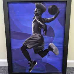 Framed Digital Design Art On Board