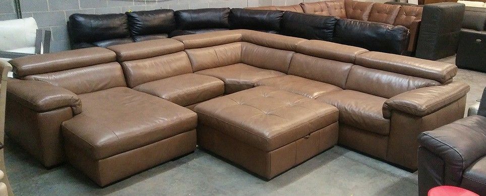 Nevio 6pc Italian Leather Sectional Sofa For In Decatur Ga Offerup Nevio 6pc Italian Leather Sectional, Nevio 6 Pc Leather Sectional Sofa With Chaise
