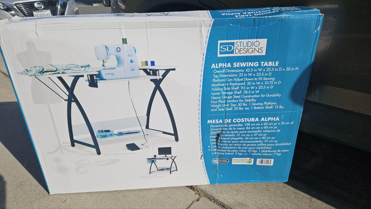 Smaller Sewing table Or Student Desk - Brand new 