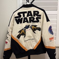 Civil Regime x Star Wars Pod Rcing Jacket White Large Used