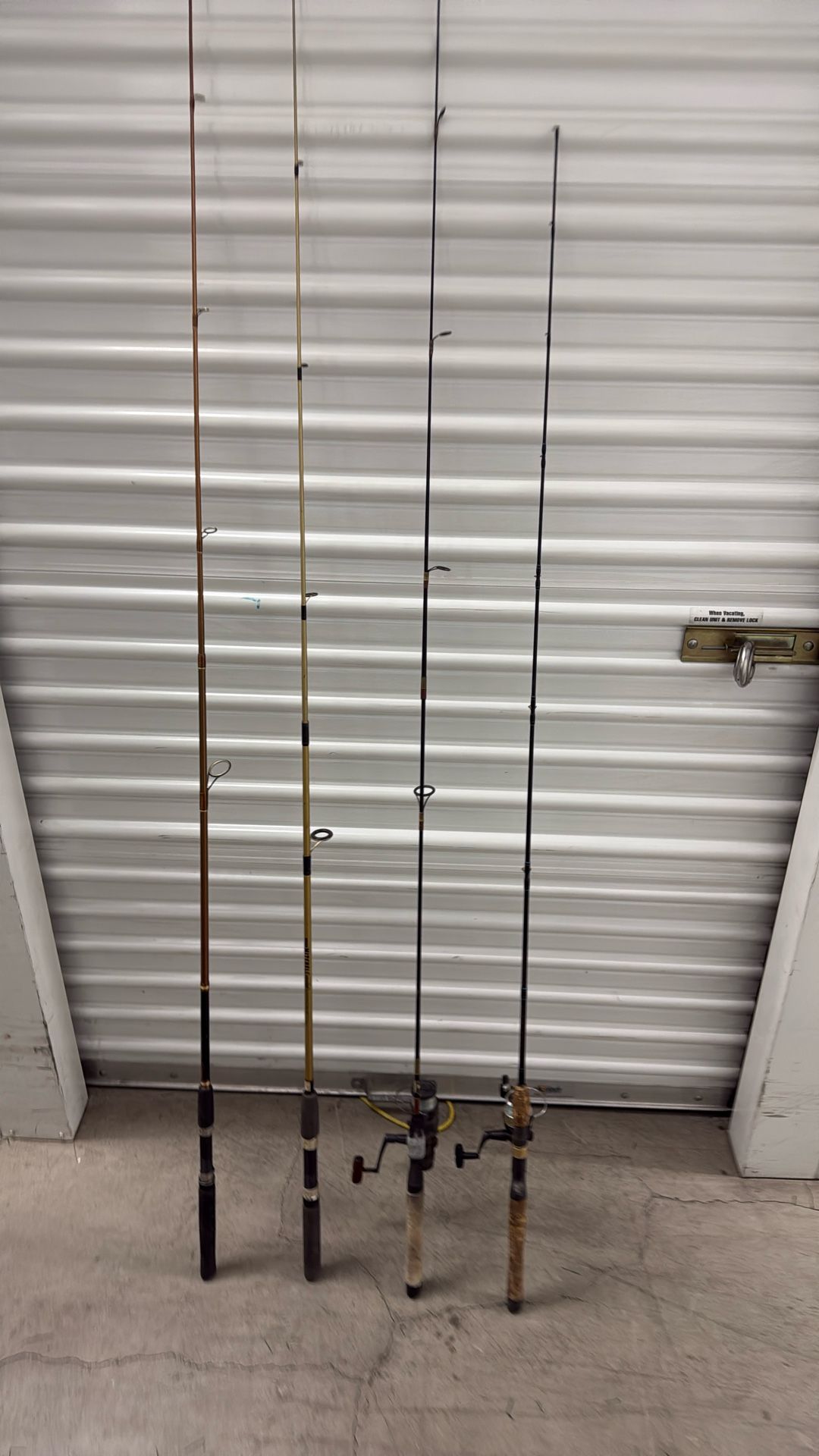 Vintage Fishing Gear. Rods And Reels.