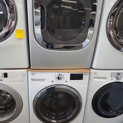 Lg Kenmore Steam Heavy Duty Front Load Washer And Dryer Set 