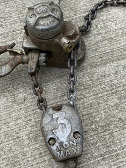 3 Ton lever chain hoist + heavy duty pullers & chain