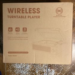 Wireless Turntable Player