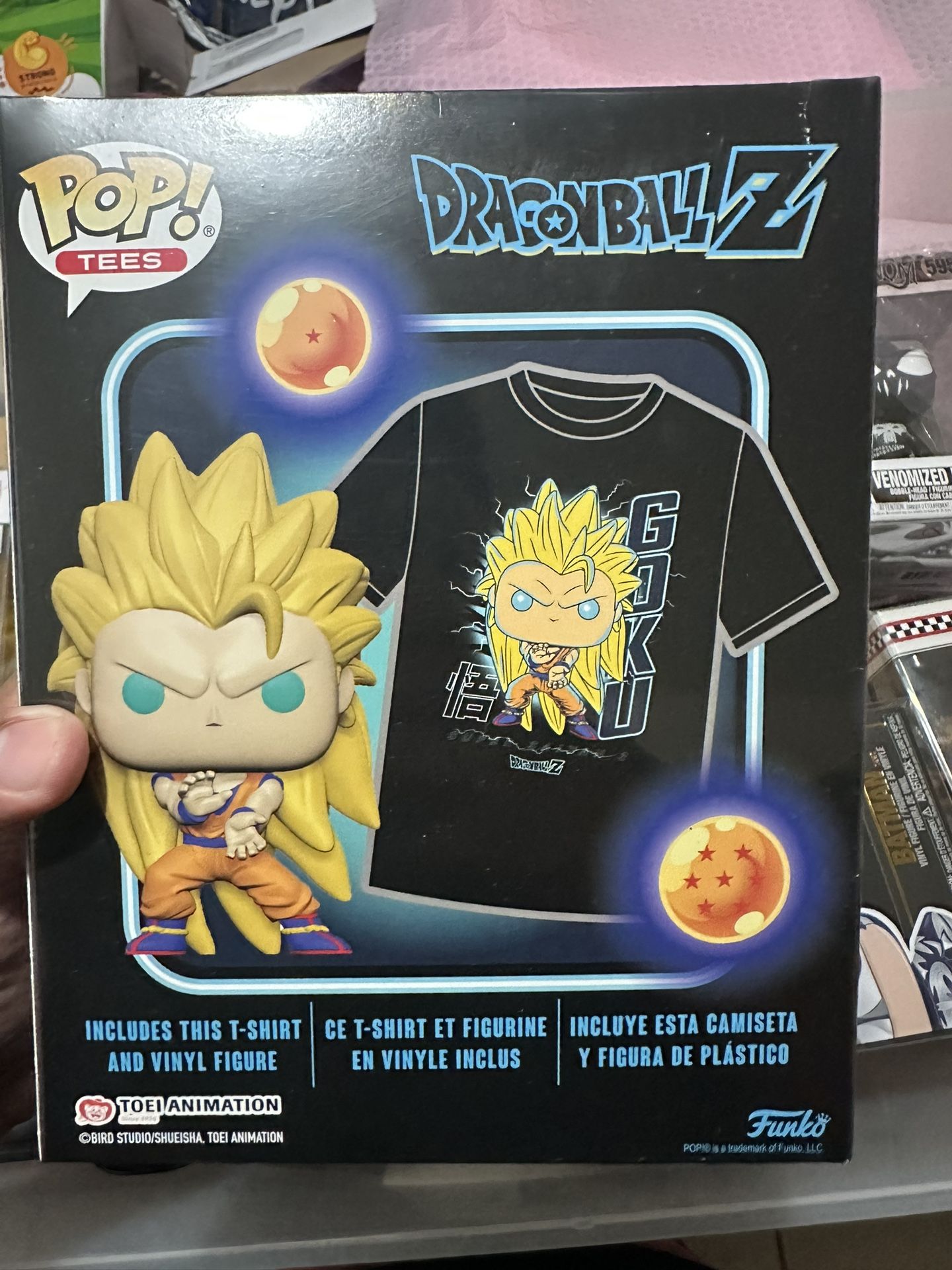 Super Saiyan 3 Goku Funko Pop And Shirt Limited Edition 