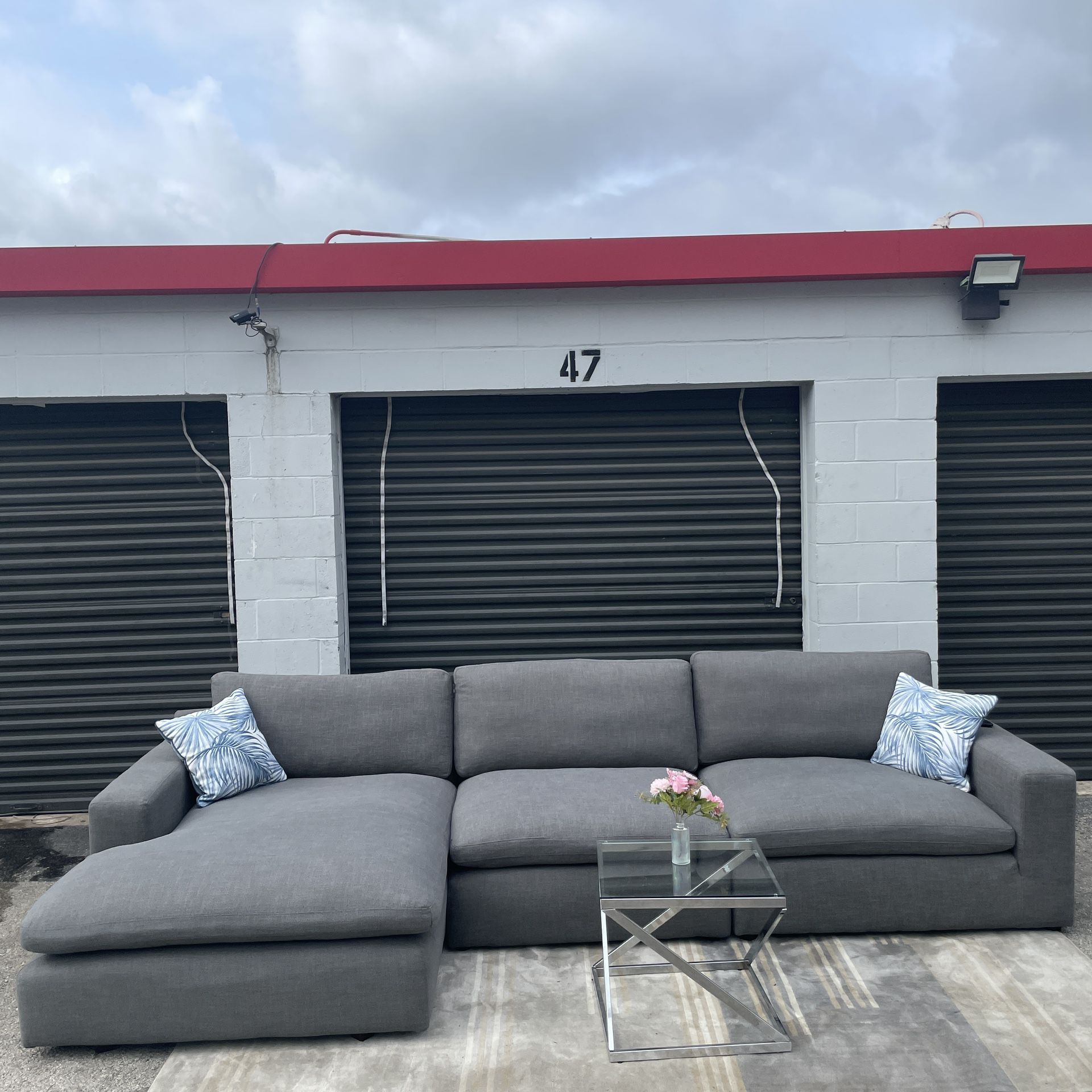 Oversized 3 Piece Modular Cloud Couch Sectional 