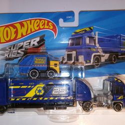 Hot Wheels Super Rigs Trash Basher Diecast 1:64 Scale