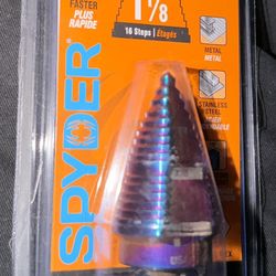 Spyder Mach-Blue 1/4-in 16 -Step Drill Bit ( 3/16-in to 1-1/8-in )