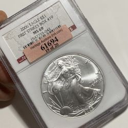 2006 American Eagle First Strike Box#19 NGC MS 69