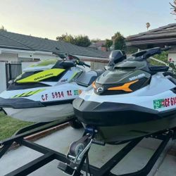 2021 Sea doo fish pro jet ski, 120 hours of work, all the best, no fishing box, no trailer included.