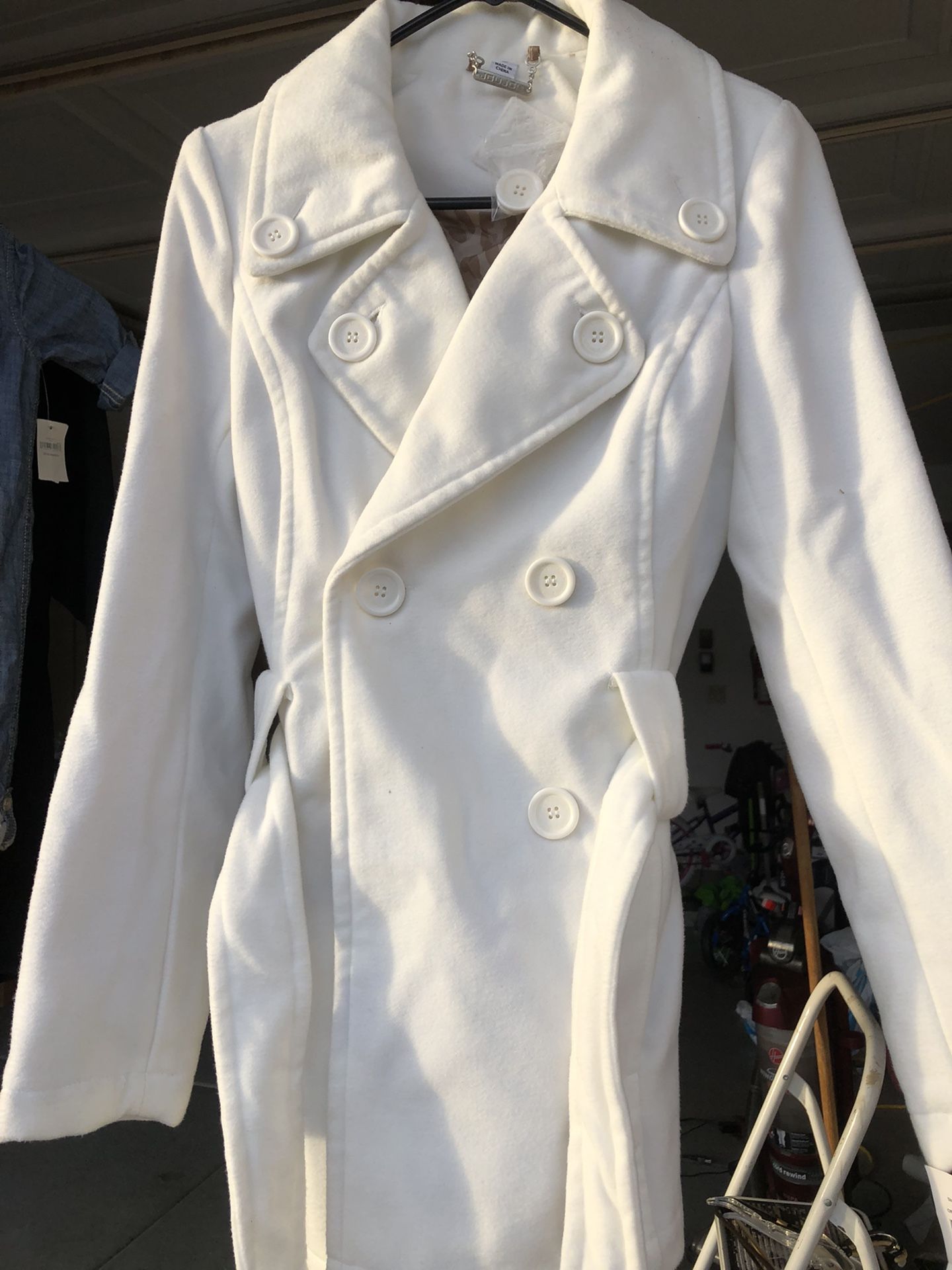 Brand New White Jacket With Label