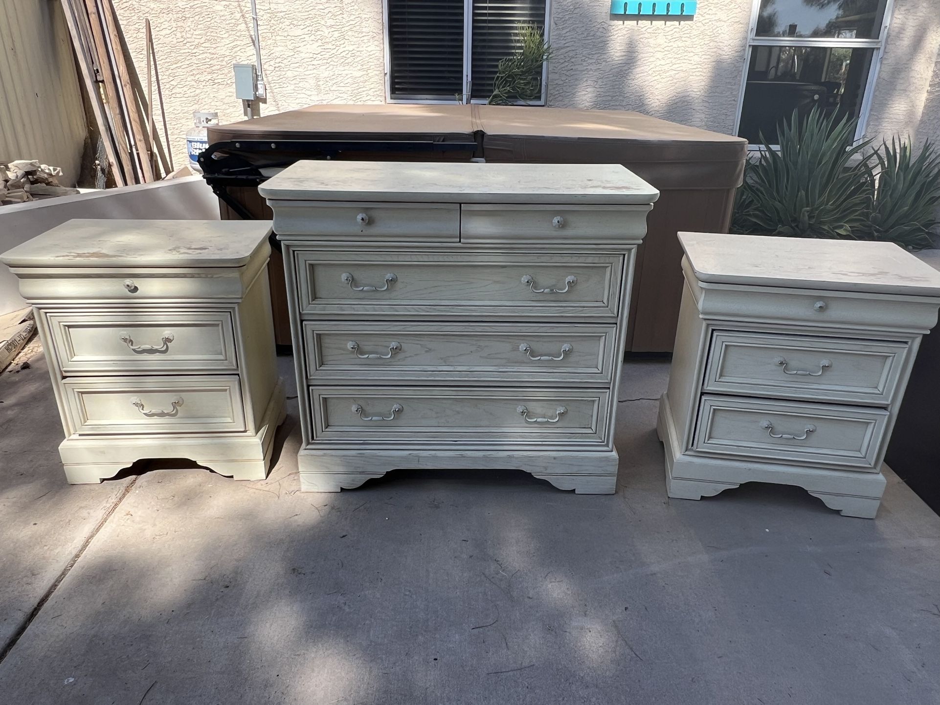 Dresser And Night Stand Set Solid Wood