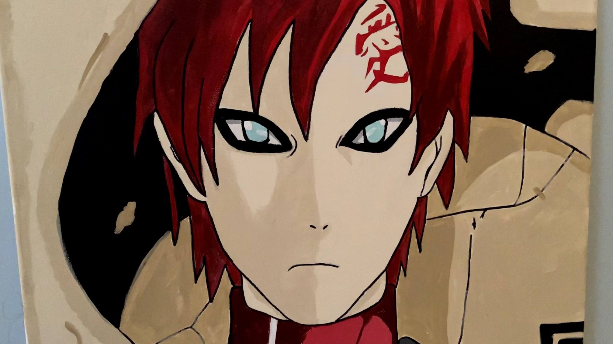 Naruto Anime Gaara Painting