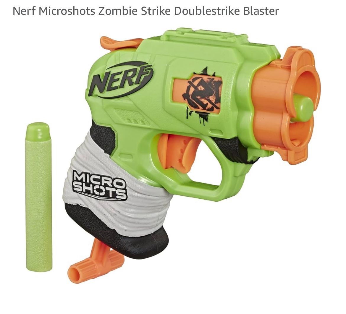 The Nerf Micro Shots Crosscut Zombie Strike Series 3 by Hasbro is a new toy designed for various age levels including 12-16 years, 8-11 years, and adu