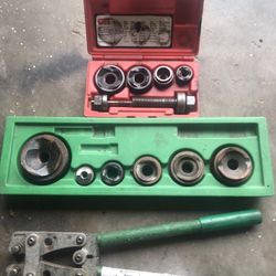 Greenlee Knock Outs And Crimper