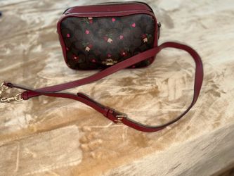 Coach flower heart purse