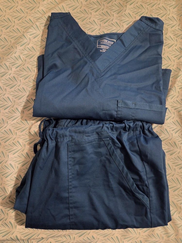 Cherokee Unisex Caribbean Blue Scrubs