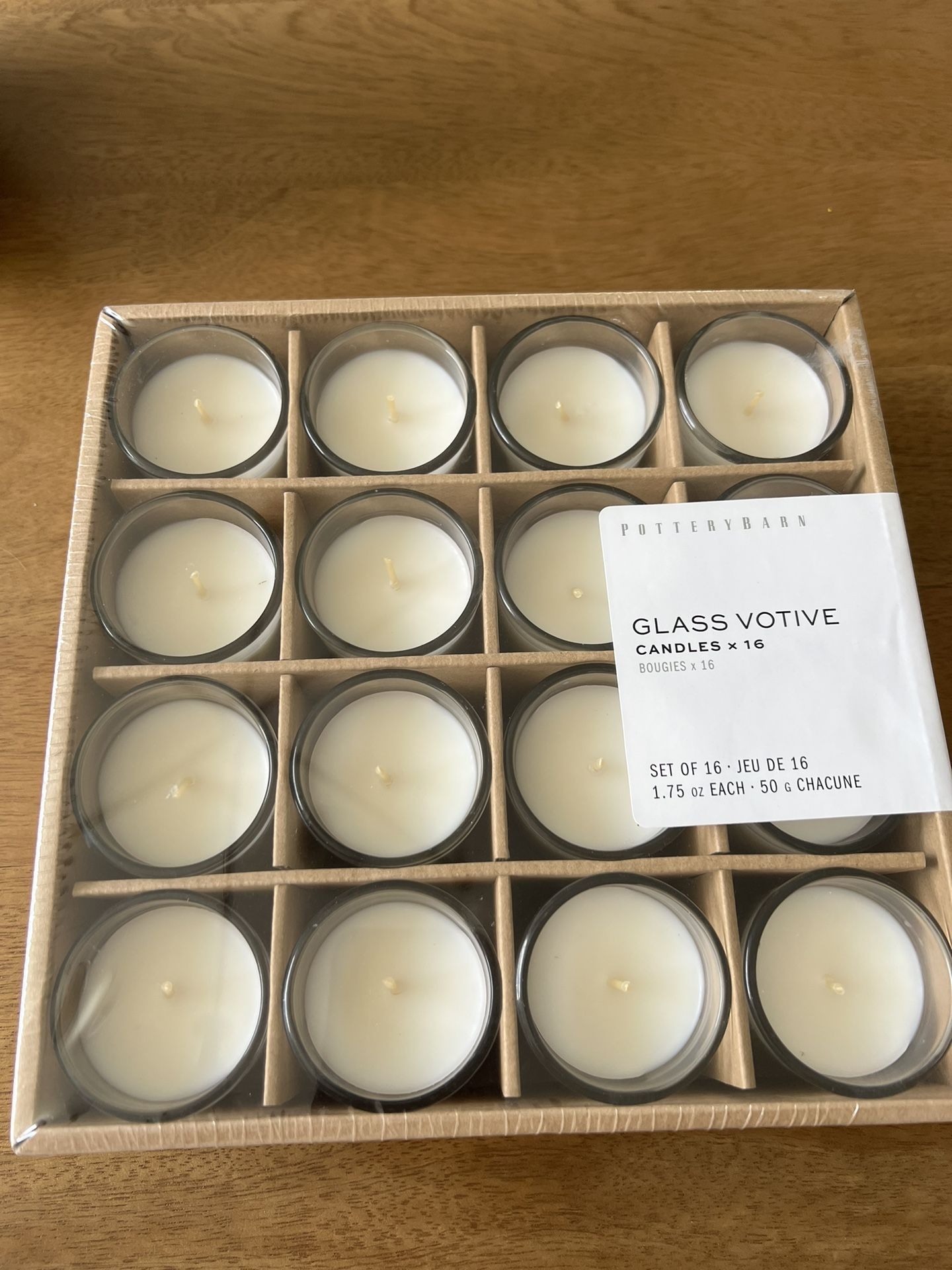 Pottery Barn Votive Candles Unscented 