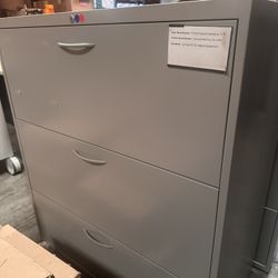 3-Drawer Lateral File Cabinet – Heavy-Duty Steel