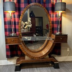 WOOD VANITY $ 100