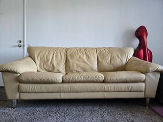 Free Genuine Leather Sofa