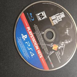 The Last of Us Remastered on the PlayStation 4 (PS4). This is the "PlayStation Hits" edition

< no case just the disc >