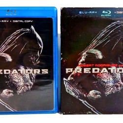 Predators: Blu-ray + Digital Copy 2010 2-Disc Set W/Slipcover Like New
