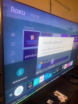 65” Samsung smart tv with stand