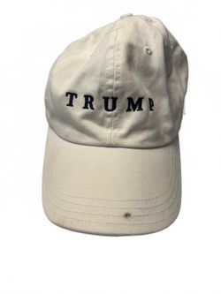 Ahead Americana Trump Embroidered White Baseball Cap Hat