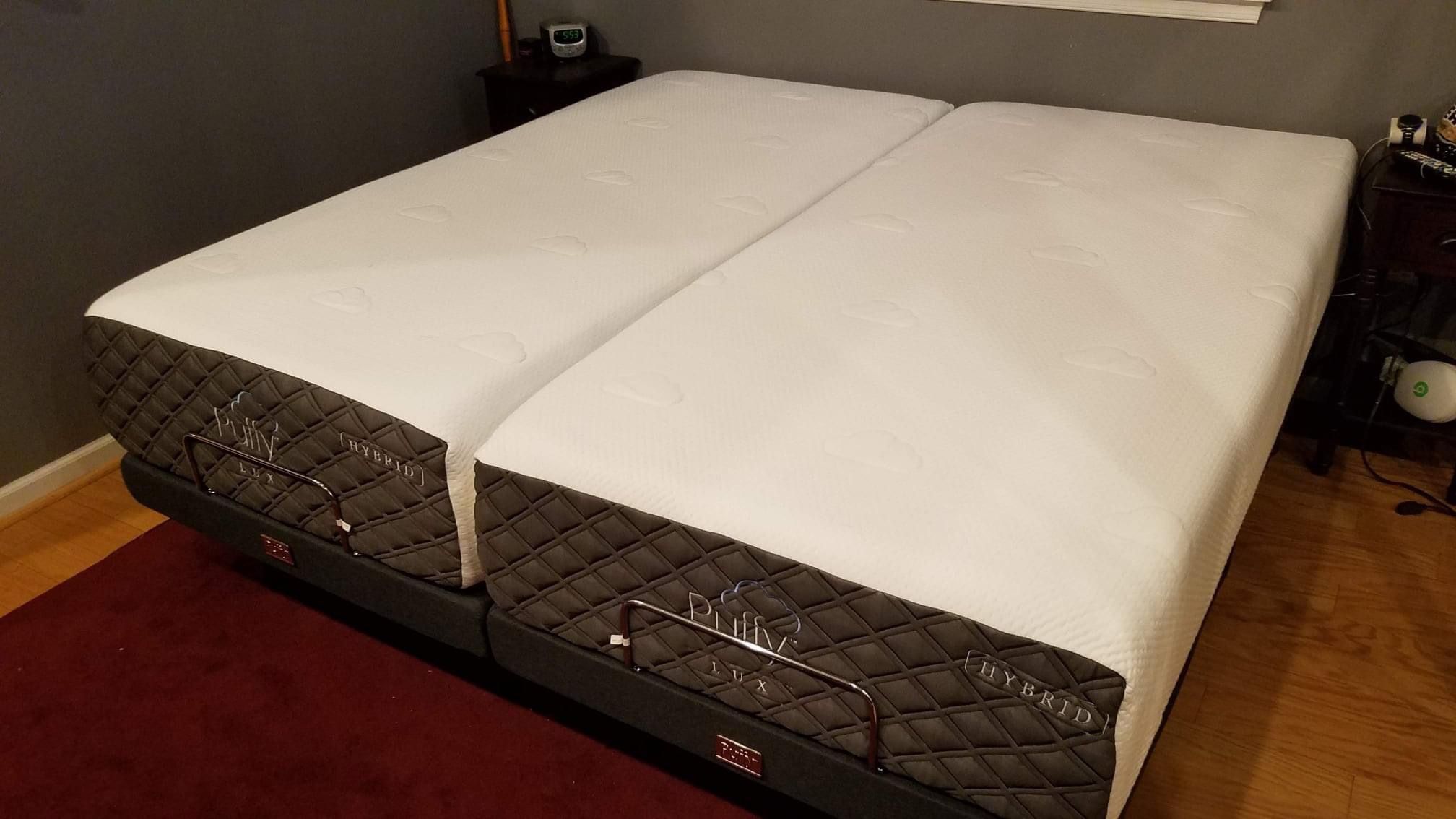 Split King Puffy Lux Hybrid Mattress for Sale in Peoria, AZ OfferUp