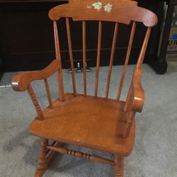 Vintage child’s rocking chair