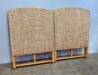 Pottery Barn Seagrass Twin Headboard (2 Twin OR 1 King)