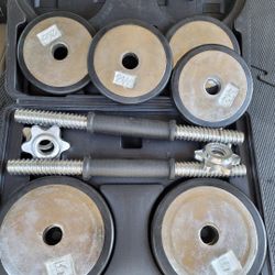 Adjustable Dumbells Weights