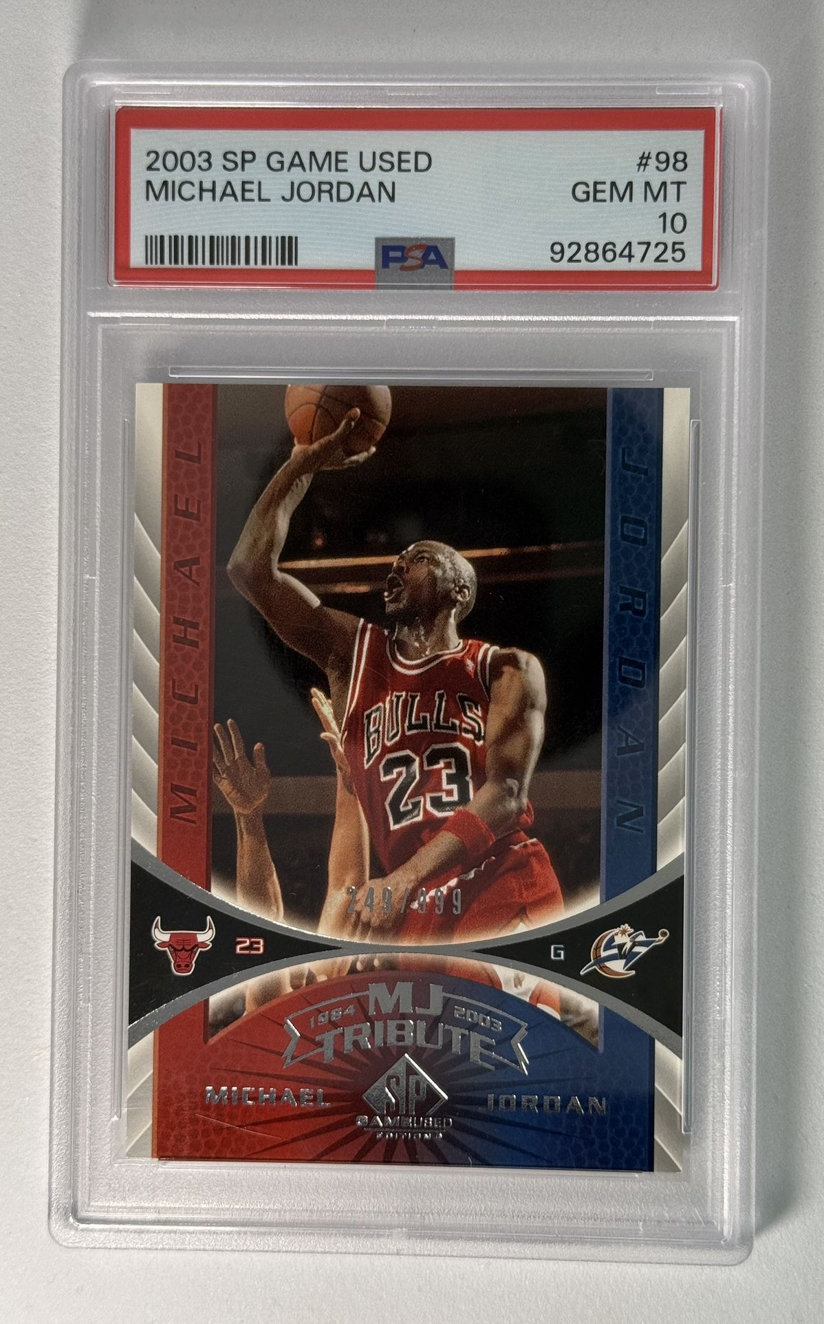 Michael Jordan Psa 10 /999