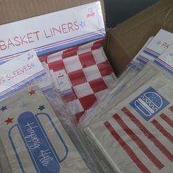 Basket Liner, Hotdogs And Burger Sleeves