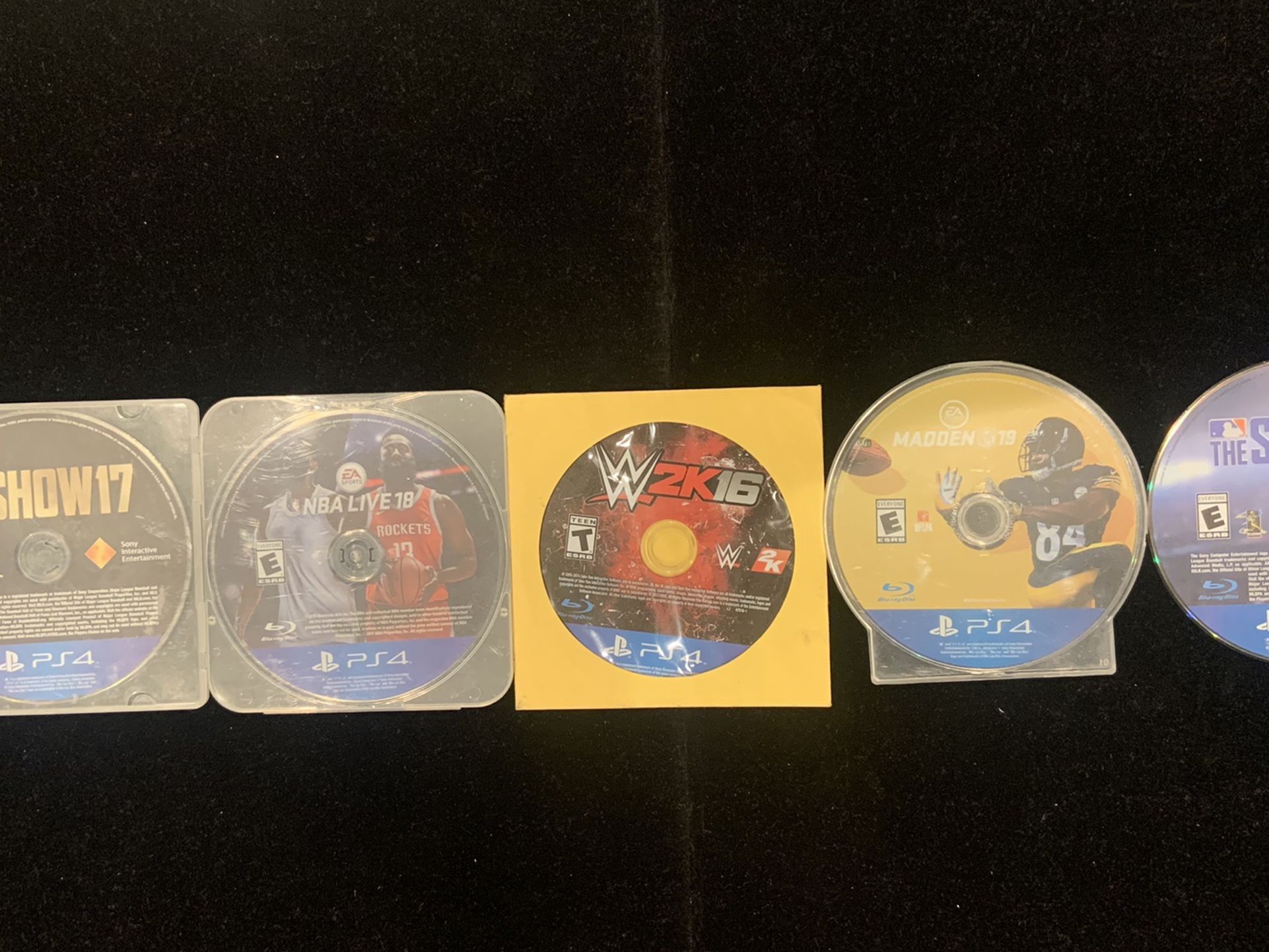 Sony PlayStation 4 PS4 Game Lot (5 Games)MADDEN +more(Post Nintendo Era)
