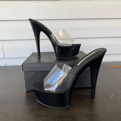 Liliana black mafia-6 heels size 7.5