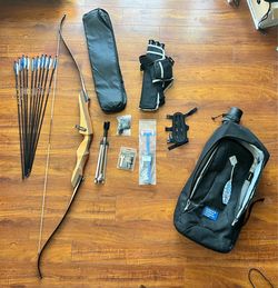 Sage 62" 30# Recurve Bow Package – $180