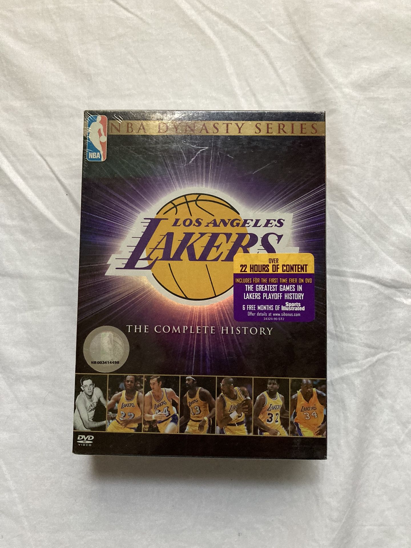 NBA LA Lakers The Complete History Collectors Official New Dvd