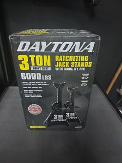 Daytona 3-Ton Heavy Duty Ratcheting Jack Stands