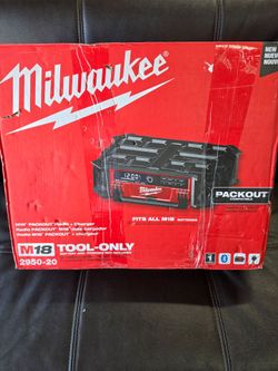 Milwaukee M18 PACKOUT Radio Speaker with Built-In Charger