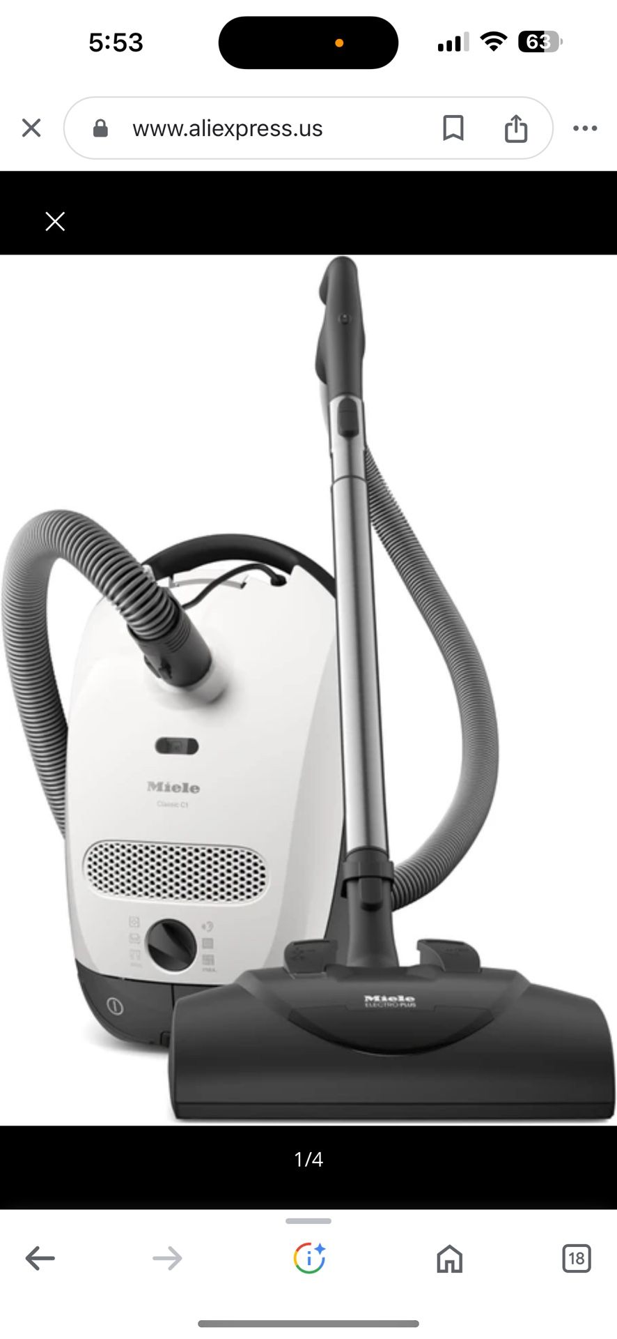 In Canister Miele Vacuum,All Products : American Fashion Style Bags On Sale