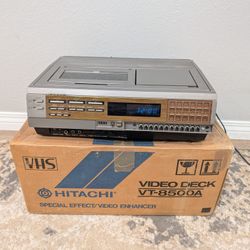 Vintage HITACHI VT-8500A Video Deck VHS Special Effect/Video Enhancer