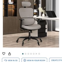 Ergonomic Office Chair - Mesh Office Chair High Back, Rolling Desk Chair, Executive Swivel Chair, Computer Chair with 3D Adjustable Armrest, 3D Lumbar