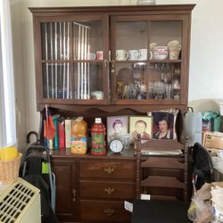 Antique Teakwood Cabinet For Sale