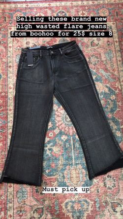 high wasted black jeans