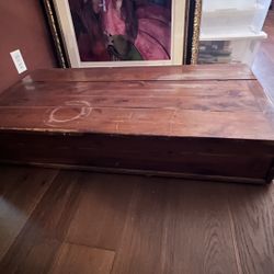 Antique Rolling Under Bed Cedar Chest