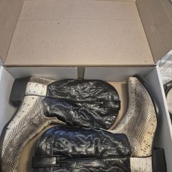 Snake Skin Boots