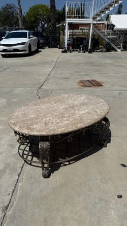 Marble table